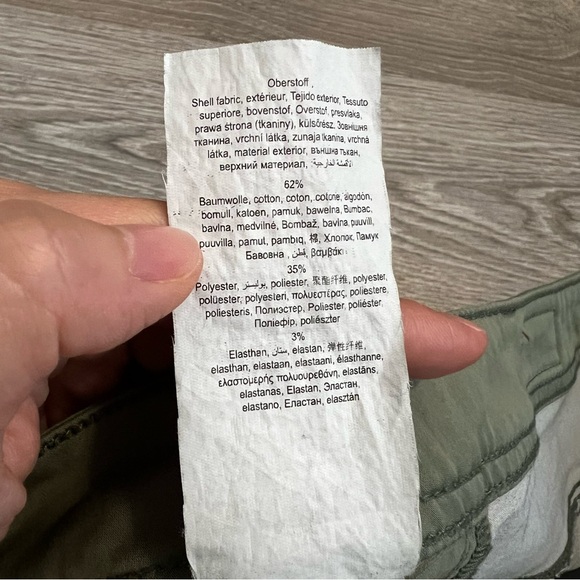 LIKE NEW! Olsen Stretch Skirt with Back Slit - Gray Sage Color - Picture 7 of 11